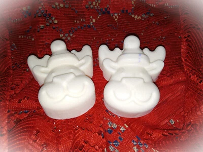 Kids Reindeer Soap, choice of soap type, scent, FREE shipping, goats milk+ - Image 1 of 2