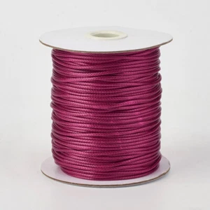 1 Roll 3mm Eco-Friendly Korean Waxed Polyester Cord about 47yards/roll(42m/roll) - Picture 1 of 155
