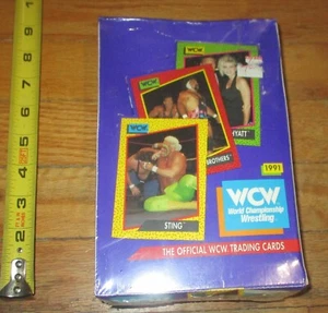 1991 WCW Impel Wrestling Trading Cards Unopened Box WWF WWE AEW - Imagen 1 de 4