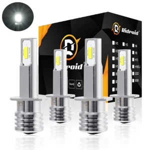 4x H1 + H1 CSP LED Headlight High Low Beam Combo Bulbs Kit 6000K Bright White - Picture 1 of 12