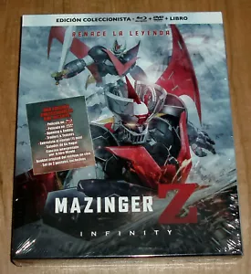 MAZINGER Z INFINITY EDICION COLECCIONISTA BLU-RAY+DVD+LIBRO NUEVO ANIME - Imagen 1 de 6