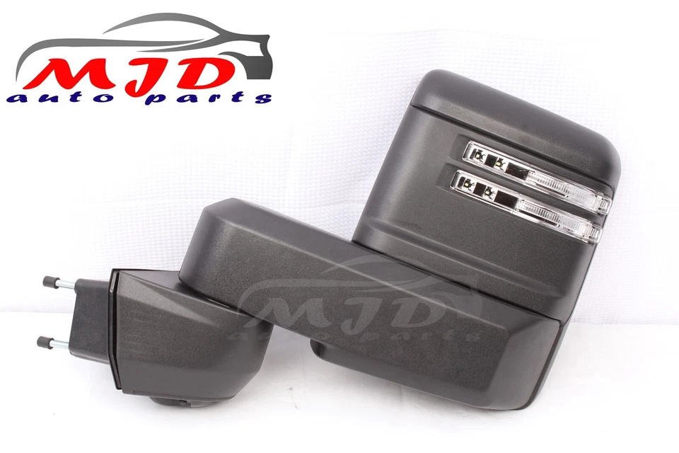 ESPEJO RETROVISOR DE REMOLQUE LADO CONDUCTOR NEGRO PARA CHEVY SILVERADO 2500 3500 2019-2023 Foto 1 de 4