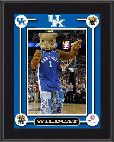 Kentucky Wildcats Wildcat Mascot Sublimated 10.5x13 Plaque - Fanatics Cover