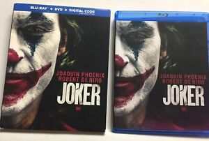 Joker (Blu-ray/DVD,2019,2-Disc Set) Joaquin Phoenix,Not a Scratch! USA!