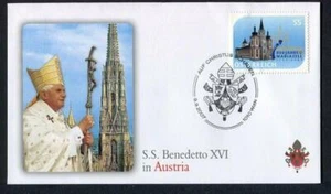 23809) Vatican 2007 FDC Pope Benedict XVI IN Austria Wien - Picture 1 of 1