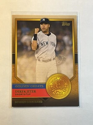 Derek Jeter 2012 Topps Golden Greats Insert #GG-28 New York Yankees - Image 1 of 2