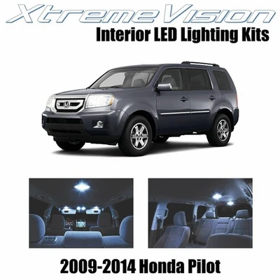 LED interior XtremeVision para Honda Pilot 2009-2014 (16 piezas) blanco frío Foto 1 de 4