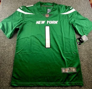 Ahmad "Sauce" Gardner Small Medium #1 New York Jets Men's Game Jersey Green - Picture 1 of 5