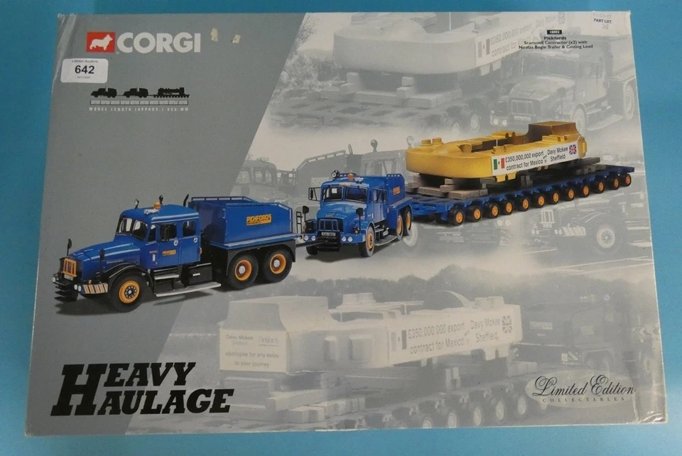 Corgi heavy haulage ltd ed 1.50 PICKFORDS SCAMMELL 18002  MIB COMPLETE - Image 1 of 2
