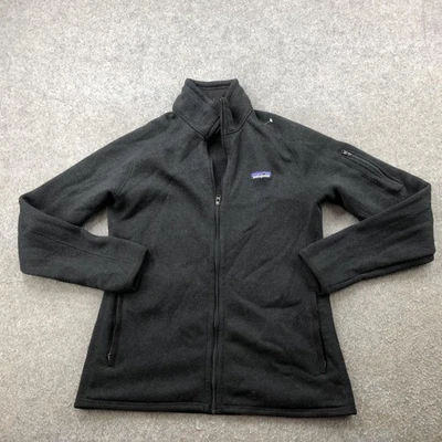 Chaqueta Suéter Patagonia Better Mujer Grande Negra Cremallera Completa Vellón Exterior Foto 1 de 4