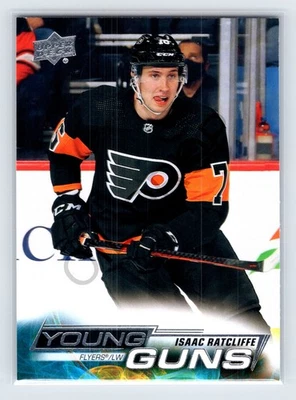 2022-23 Upper Deck Series 1 Isaac Ratcliffe Young Guns #240 Philadelphia Flyers - Image 1 of 2