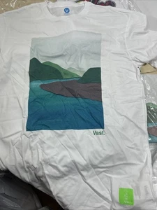 T-shirt grafica Vast Life taglia media nuova con etichetta - Foto 1 di 2