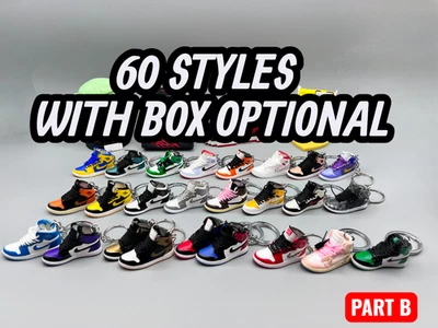 Jordan Mini Zapato Llavero Par con Caja Opcional-PARTE B Foto 1 de 4