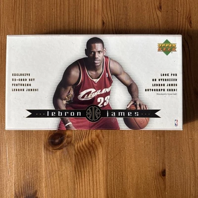 Lebron James Exclusive 32 Card Boxed Set, 2003 Upper Deck, Excellent Condition - Image 1 of 4