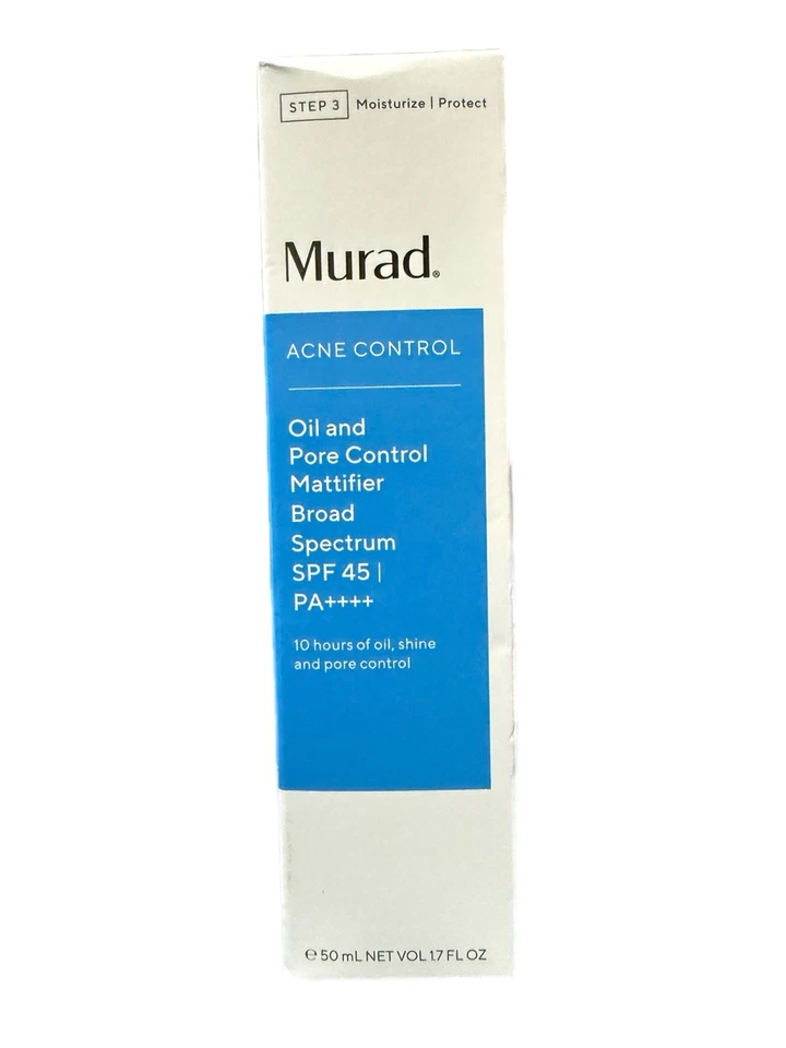 2x Murad Acné Control Aceite Y Poros Matificante SPF 45 50ml - Nuevo W/O Caja