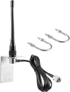 Antenne Radio Marine Profil Bas 156-163MHz Antenne PL259 Connecteur avec 16,5 - Photo 1/5
