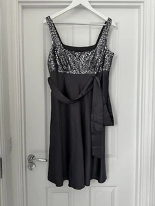Evening Dress (Size 12, Grey/Lilac) - Picture 1 of 7