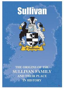 Sullivan irischer Familienname Geschichtsbroschüre über die Abstammung dieses Namens