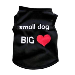Pet Dog Clothes T Shirt Vest Clothing Puppy Cat Cute Printed Costume Apparel 