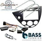Ford Focus MK1 L.H.D Double Din Car Stereo Fascia & Steering Wheel Kit CTKFD58L