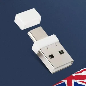 USB Type C 2 In 1 Mouse Jiggler Plug & Play Undetectable Mouse Shaker (White) - Bild 1 von 11