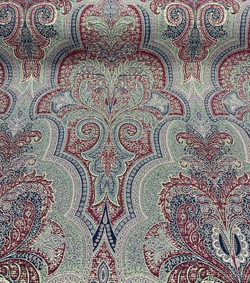 Robert Allen Damask Chenille Shahmin Beet Upholstery by the yard - Image 1 of 4