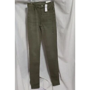American Eagle Outfitters; Ne(x)t Level Stretch. Neu mit Etikett. Grün/Grau.  Größe 0 X-Long - Bild 1 von 16