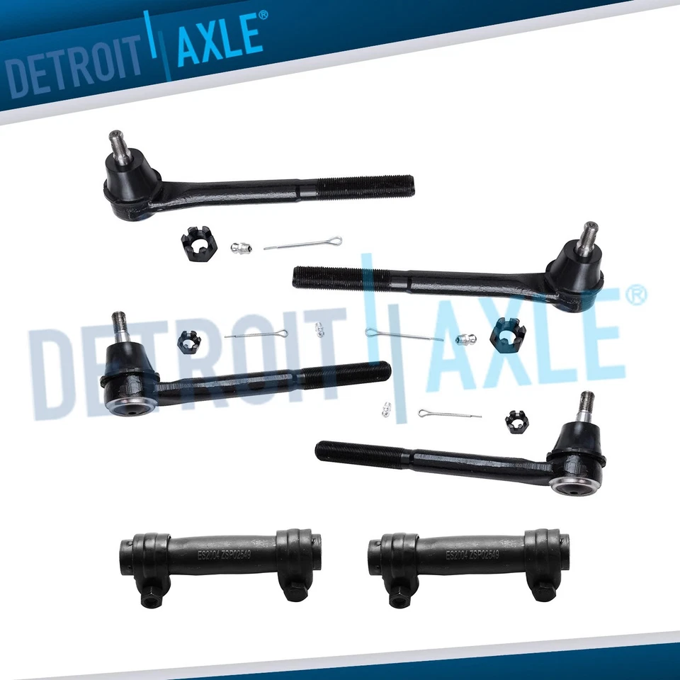 Tierods interiores exteriores + kit de funda de ajuste para Chevy GMC Blazer S10 Jimmy 2x2 Foto 1 de 4