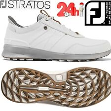 FOOTJOY STRATOS GOLF SHOES WHITE SPIKELESS 24 HOUR DELIVERY!!!