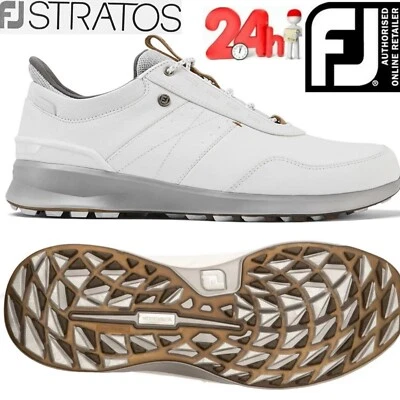 FOOTJOY STRATOS GOLFSCHUHE WEISS SPIKELESS 24 STUNDEN LIEFERUNG!!!