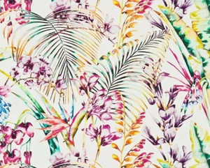 HARLEQUIN CURTAIN FABRIC DESIGN Paradise 2.5 METRES PAPAYA/FLAMINGO/APPLE - Picture 1 of 8