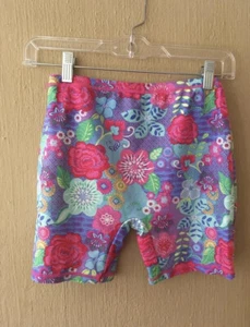 Monsoon Biker Shorts 12-13 Girls Athletic Gym Workout Spandex Shorts Pink - Picture 1 of 4