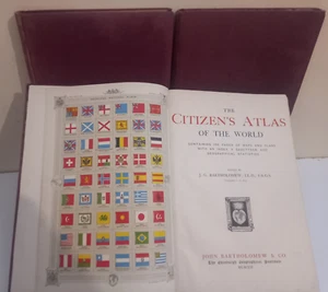 The Citizen's Atlas of the World - Vol. 1/2/3 - J.G.Bartholemew - Antique, 1912 - Picture 1 of 10