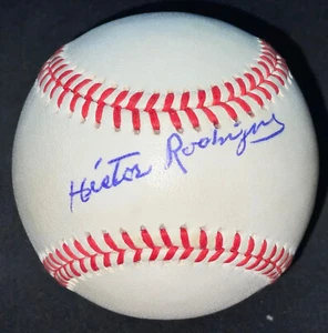 Hector Rodriguez "HOF 1998" Cuban Star Signed Autographed Baseball JSA RARE Ball - Picture 1 of 7