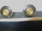 Stratton boxed cufflings Sold by Sands of Stroud Circular navy/gold 