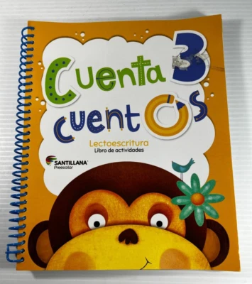 Cuenta Cuentos  grade 3 Lectoescritura Libro de actividades by Santillana 2017 - Image 1 of 4