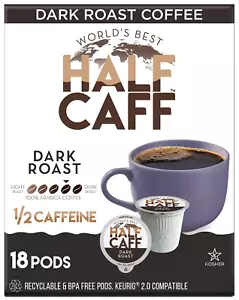 Cápsulas de café tostado oscuro medio café del mundo 18 quilates porción única 100 % arábica - Imagen 1 de 6