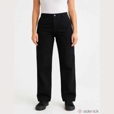 Pantalones cargo Refuge negros talla L Foto 1 de 4