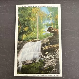 Cartolina di lino Hemlock Shoal nella sezione Tryon-Saluda della Carolina del Nord NC - Foto 1 di 2