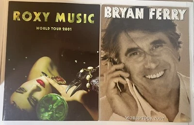 Roxy Music - Bryan Ferry, gira mundial 2001/2002, programas de conciertos, lote de 2 Foto 1 de 4