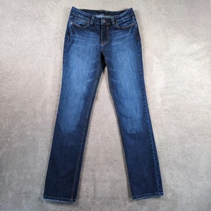 Vintage London Jeans Damen 2 Blau Denim Stretch Low Rise Preppy Straight Leg - Bild 1 von 9