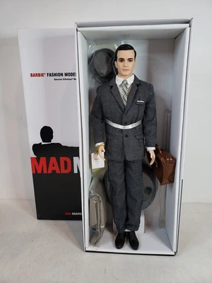 MAD MEN DON DRAPER SILKSTONE BARBIE DOLL 2010 GOLD LABEL MATTEL R4536 - Image 1 of 4