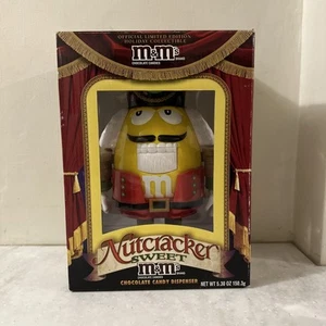 VTG M&M Nutcracker Sweet Candy Dispenser – Yellow – New Open Box – Free Shiping - Picture 1 of 8