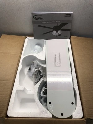 Progress Lighting P2500-30 Builder 42" Ceiling Fan - Blades Included - White - Image 1 of 3