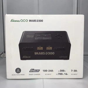 Gens ace IMARS D300 G-Tech AC/DC 300W/700W Charger Black RC LIPO - Picture 1 of 14