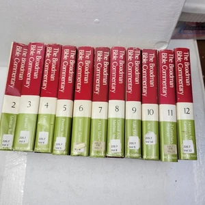 The Broadman Bible Commentary Set Very Good Volumes 2-12. Lite Use Library - Picture 1 of 17