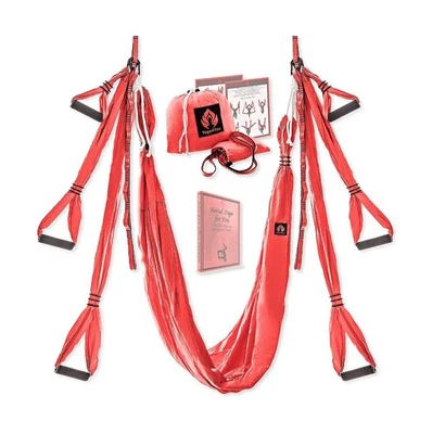 Juego de columpio aéreo de yoga - Hamaca colgante columpio - Kit de inversión de honda mosca - Ant... Foto 1 de 4