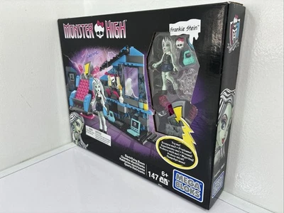 Monster High Mega Bloks Frankie Stein Electrifying Room 147 pc set NEW SEALED!! - Image 1 of 4