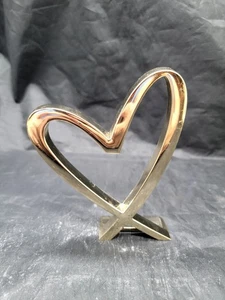 VICTORIA'S SECRET  Silver HEART TABLE DECOR~ - Picture 1 of 11