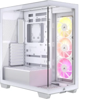 B-Ware PC-Gehäuse Corsair 3500X ARGB, weiß, Glasfenster - Bild 1 von 4
